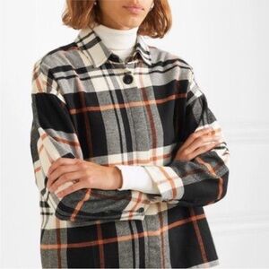 Madewell plaid button up flannel shirt- Small